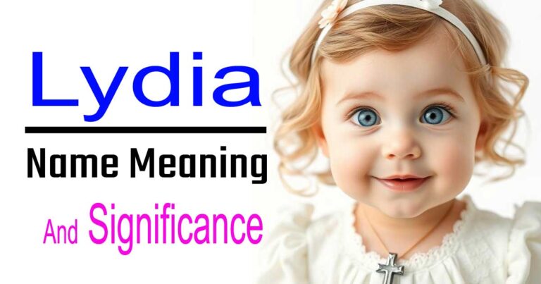 Lydia name meaning