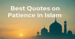 Best Quotes on Patience in Islam 6 Best Quotes on Patience in Islam