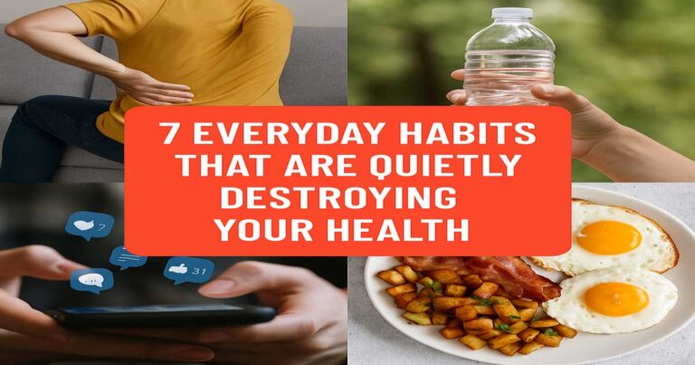 7 Everyday Habits That Are Quietly Destroying Your Health