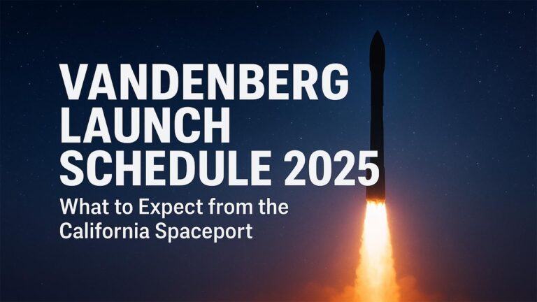 Vandenberg Launch Schedule 2025
