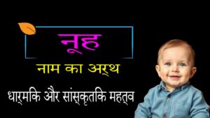नूह नाम का अर्थ क्या है? – एक पूर्ण गाइड 2025