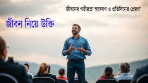 জীবন নিয়ে উক্তি: জীবনের গভীরতা অন্বেষণ ও প্রতিদিনের প্রেরণা