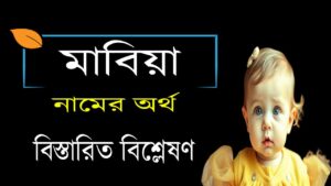 মাবিয়া নামের অর্থ কি ও তাৎপর্য | Mabiya নামের অর্থ কি 2024 9 মাবিয়া নামের অর্থ কি ও তাৎপর্য | Mabiya নামের অর্থ কি 2024