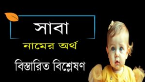 সাবা নামের অর্থ কি – বিস্তারিত বিশ্লেষণ | Saba নামের অর্থ কি