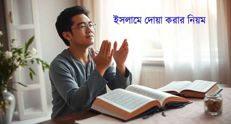 ইসলামে দোয়া করার নিয়ম