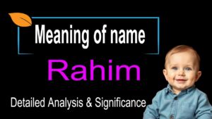 Rahim Name Meaning 15 Rahim Name Meaning