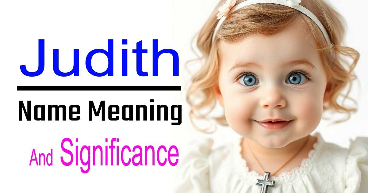 Judith name meaning