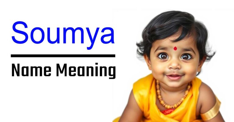 Soumya name meaning