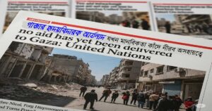 গাজা সংকট: মানবতার কলঙ্ক আর বিশ্বর বিবেকের পরীক্ষা