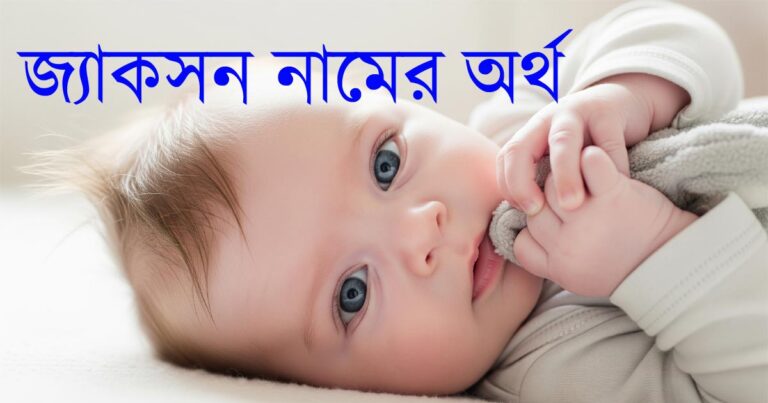 জ্যাকসন নামের অর্থ
