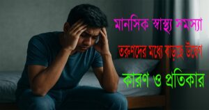 মানসিক স্বাস্থ্য সমস্যা: তরুণদের মধ্যে বাড়ছে উদ্বেগ, কারণ ও প্রতিকার