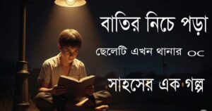রাস্তার বাতির নিচে পড়া ছেলেটি আজ পুরো থানা চালায় — এক বদলে যাওয়া গল্প 12 রাস্তার বাতির নিচে পড়া ছেলেটি আজ পুরো থানা চালায় — এক বদলে যাওয়া গল্প