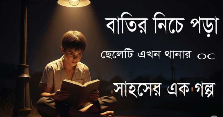রাস্তার বাতির নিচে পড়া ছেলেটি আজ পুরো থানা চালায়