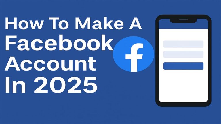 How To Make A Facebook Account