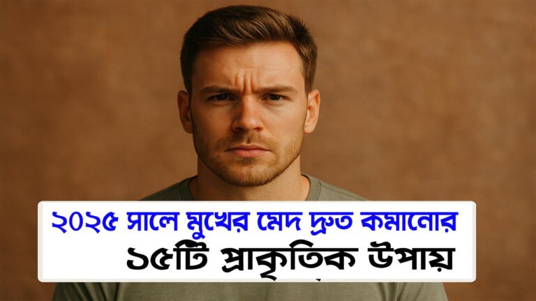 ২০২৫ সালে মুখের মেদ দ্রুত কমানোর ১৫টি প্রাকৃতিক উপায়