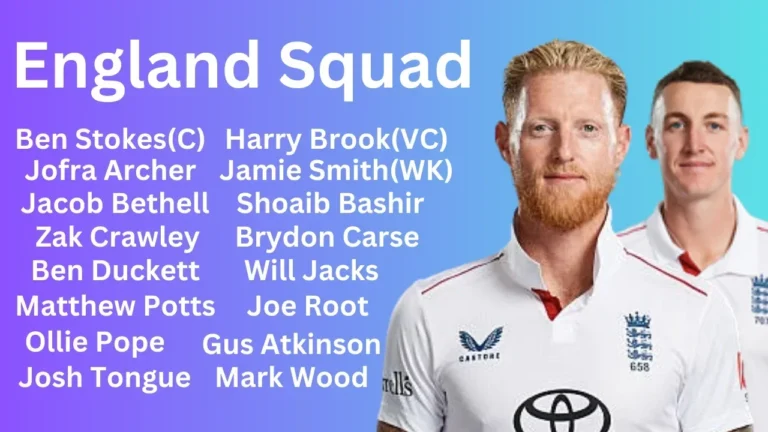 2025 Ashes Series: England Squad Announcement—Youth, Aggression, and a New Strategy Arrive
