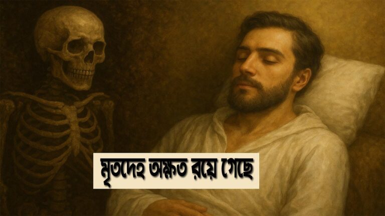 মৃতদেহ অক্ষত রয়ে গেছে