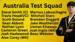 Australia Test Squad Announcement: Australia Squad Announced for the First Test of the 2025 Ashes Series 1 Australia Test Squad Announcement: Australia Squad Announced for the First Test of the 2025 Ashes Series