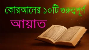 কোরআনের ১০টি গুরুত্বপূর্ণ আয়াত যা প্রতিদিন পড়া উচিত 6 কোরআনের ১০টি গুরুত্বপূর্ণ আয়াত যা প্রতিদিন পড়া উচিত
