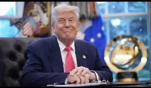 Trump marks inauguration anniversary by posting Canada, Greenland with U.S.