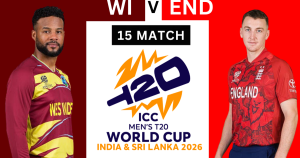 ওয়েস্ট ইন্ডিজ বনাম ইংল্যান্ড 2026 টি-টোয়েন্টি বিশ্বকাপ 15 ম্যাচ | West Indies vs England 2026 T20 World Cup 15 Match