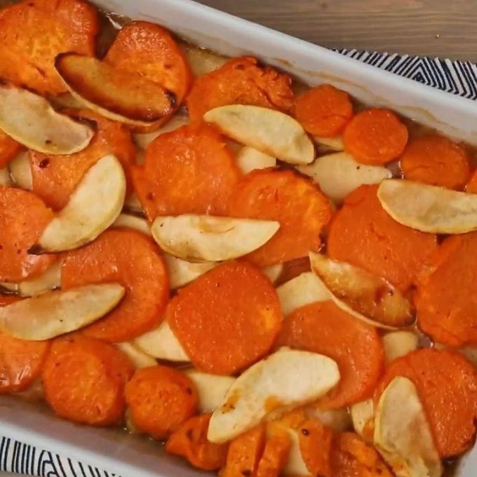 Sweet Yam and Apple Casserole