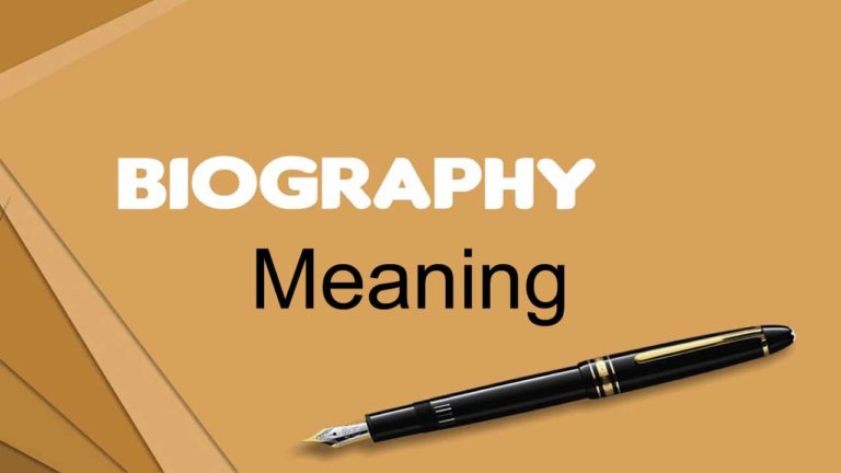 Biography meaning