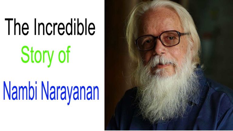 The Incredible Story of Nambi Narayanan