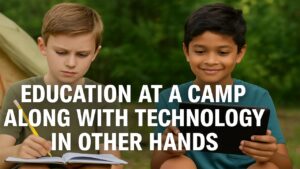Education At a Camp Along With Technology In Other Hands