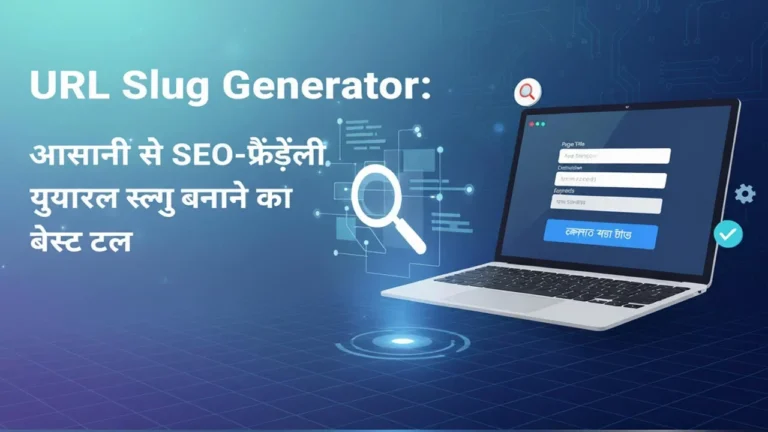 URL Slug Generator: आसानी से SEO-फ्रेंडली यूआरएल स्लग बनाने का बेस्ट टूल