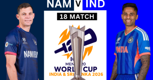 ভারত বনাম নামিবিয়ার ২০২৬ টি-টোয়েন্টি বিশ্বকাপ ১৮ ম্যাচ| সঞ্জু স্যামসন প্রত্যাবর্তন | India vs Namibia 2026 T20 World Cup 18 Match